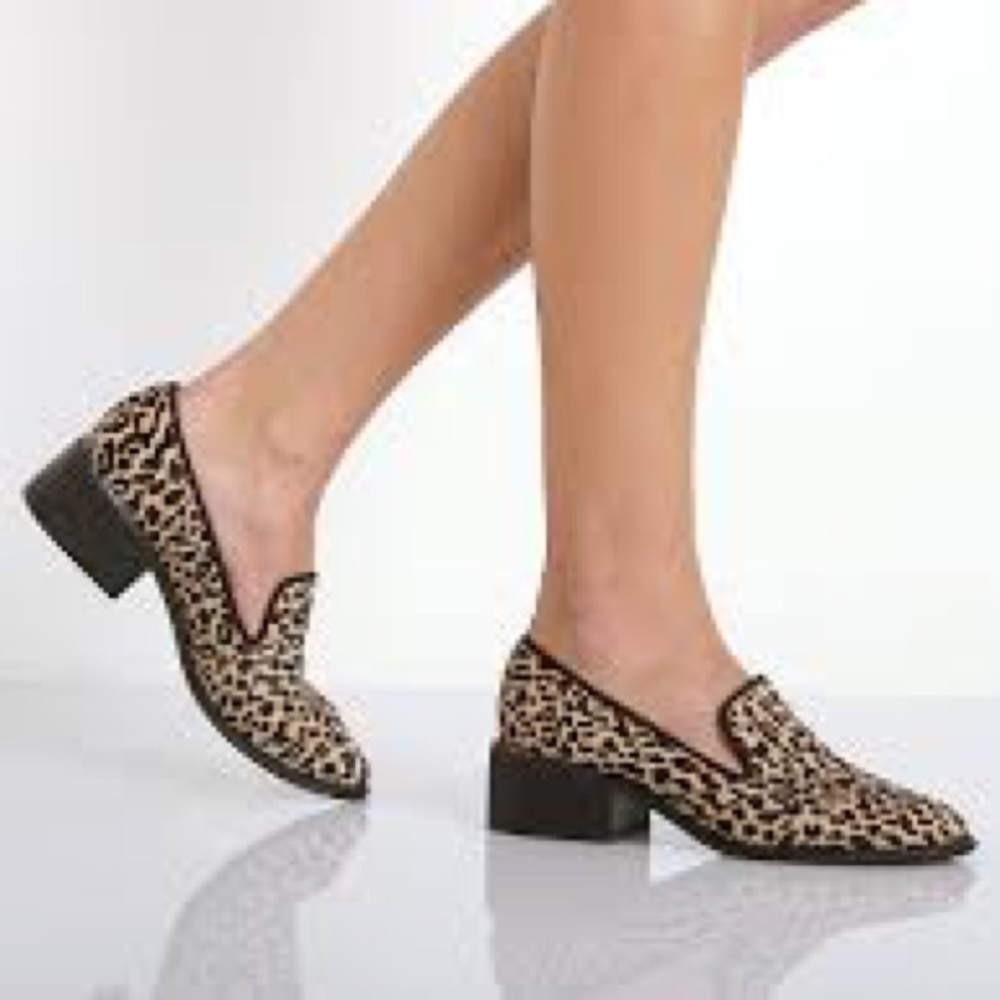 Dolce Vita Heeled Leopard Loafers